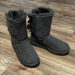 UGG Women's Grey Shearling Boots
